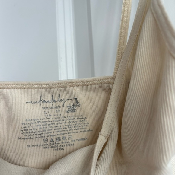 Free People Ali Low-Back Seamless Bra, Xs/Small, in ivory. - Picture 11 of 16